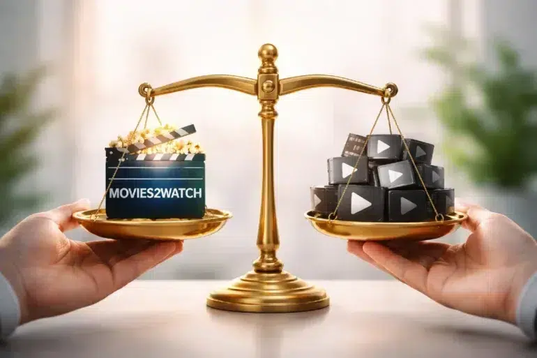 Movies2Watch streaming interface compared with other free streaming platforms