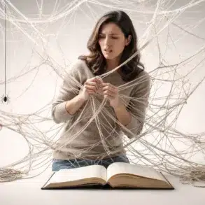 Oh What A Tangled Web We Weave quote meaning and origin explained illustration