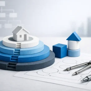 Pregledaj Net Clean Architecture in .NET layered diagram with domain application infrastructure API
