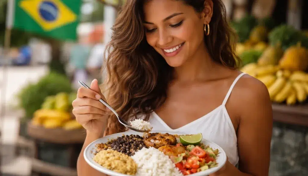 Qual Alimento Mais Consumido No Brasil rice and beans traditional Brazilian meal