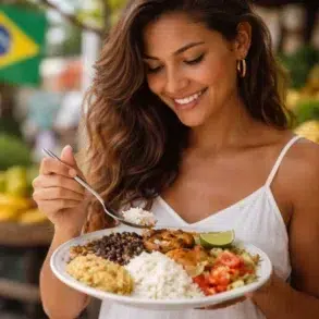 Qual Alimento Mais Consumido No Brasil rice and beans traditional Brazilian meal