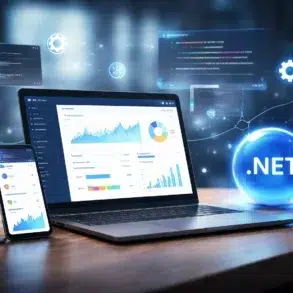 Rapid Web App in .NET dashboard showing fast API responses and performance metrics