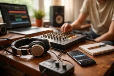 Reelleak.com audio platform showcasing digital sound technology and trends