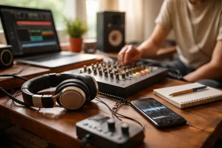 Reelleak.com audio platform showcasing digital sound technology and trends