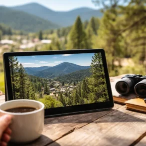 Ruidoso Web Cam live mountain view of Ruidoso town and Sierra Blanca peaks