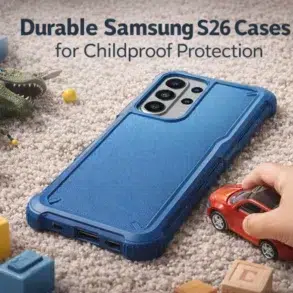 Protect your device in style with these sleek Samsung S26 Cases, featuring a built-in ring holder for added convenience and grip.
