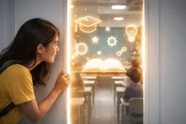 Secret Class online learning dashboard showing hidden student features like progress tracking, alerts, analytics, and accessibility tools