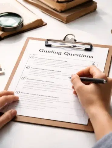 Student Handout 1.2 Guiding Questions for Historical Case Studies Answers example sheet for history students