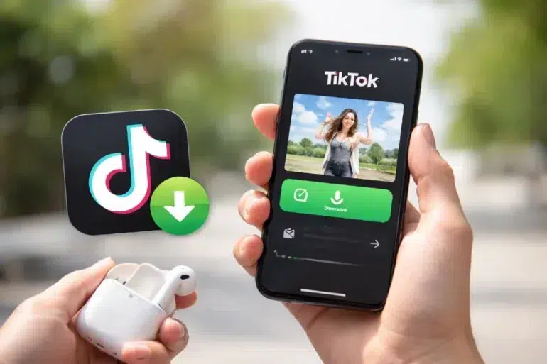 Tiktokio.com TikTok video downloader without watermark interface