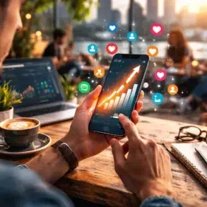 Turuncutakipci Com App interface showing social media follower growth dashboard