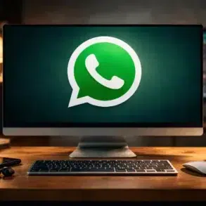 Whasatweb on computer interface showing chats, file sharing, and linked devices on a desktop browser