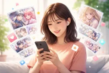 Kaliscan online reader interface on a mobile device for manga and manhwa fans