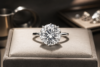10 Carat Diamond Ring in a luxury solitaire setting with brilliant sparkle