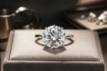 10 Carat Diamond Ring in a luxury solitaire setting with brilliant sparkle