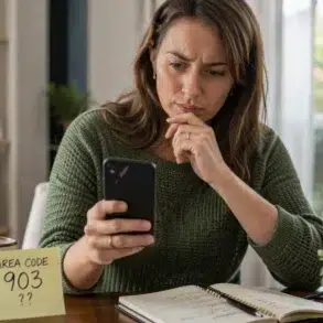 903 Area Code scam vs real Texas number phone call check
