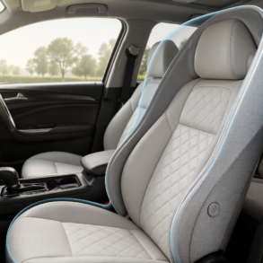 Automatic Seat Cover installed on a modern car interior for comfort and seat protection