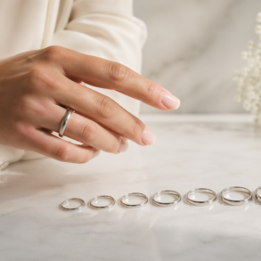 Average Ring Size for Women chart with common US ring sizes and fit tips