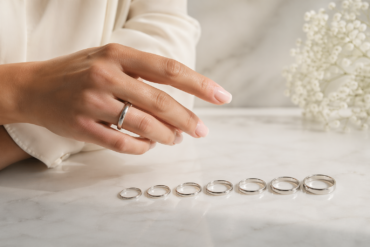 Average Ring Size for Women chart with common US ring sizes and fit tips