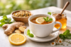 Best Tea for Sore Throat in a warm soothing cup with honey and herbal ingredients