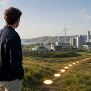 Bodenxt concept showing green industrial growth, innovation, and digital transformation in Boden, Sweden