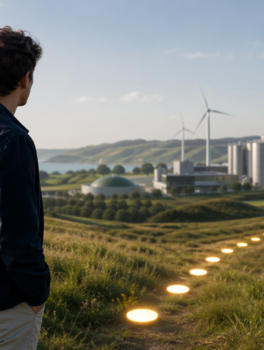 Bodenxt concept showing green industrial growth, innovation, and digital transformation in Boden, Sweden