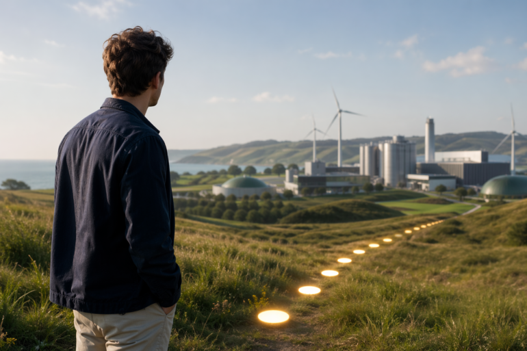 Bodenxt concept showing green industrial growth, innovation, and digital transformation in Boden, Sweden