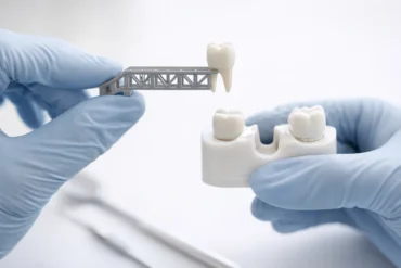 Cantilever Bridge Dental restoration replacing a missing tooth with support from one adjacent tooth