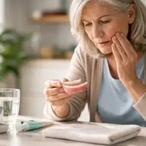 Denture Reline procedure to improve loose denture fit and gum comfort