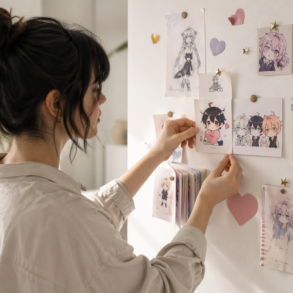 Dojen Moe concept showing anime-inspired digital pop culture, fandom creativity, and character-centered online trends