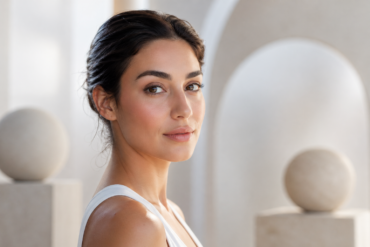 Facial Balancing treatment consultation showing natural facial harmony and profile proportion