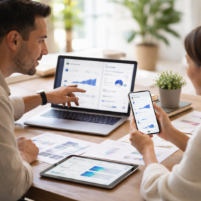 Fintech Design Agency Uitop creating UI/UX solutions for a modern digital finance platform