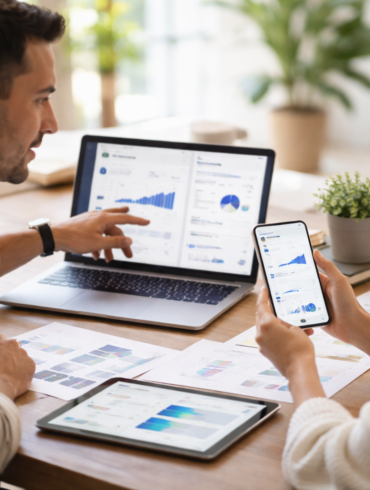 Fintech Design Agency Uitop creating UI/UX solutions for a modern digital finance platform