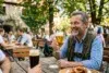 German Beer served in traditional glasses showing pilsner, hefeweizen, dunkel, and other classic German beer styles
