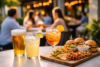 Happy Hour Near Me at a lively local bar with affordable drinks and shareable appetizers