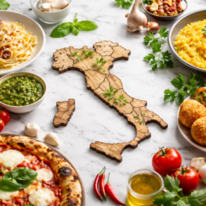 However Italian Cuisine is Best Identified by Individual Regions through signature dishes from Sicily, Tuscany, Campania, Lombardy, and beyond