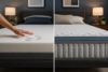 Make a Table Comparing Memory Foam vs Hybrid Mattresses for better sleep choices with memory foam and hybrid bed comparison