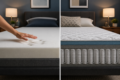 Make a Table Comparing Memory Foam vs Hybrid Mattresses for better sleep choices with memory foam and hybrid bed comparison