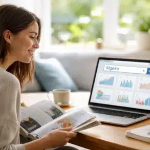 Mgeko manga and manhwa reading platform shown as a rising online search trend