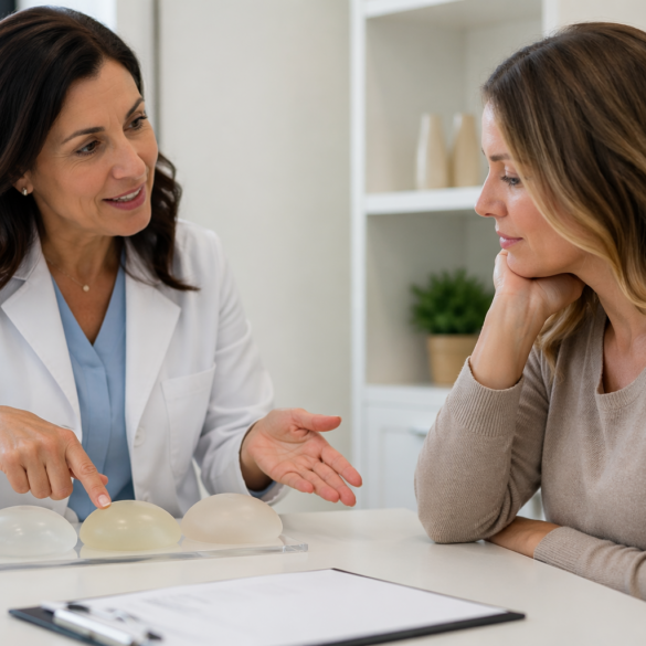 Mommy Makeover Cost breakdown with tummy tuck, breast lift, liposuction, and surgeon consultation