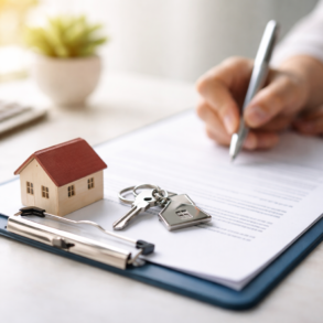 NBBC Homes online council housing application portal on a laptop with housing listings and applicant documents