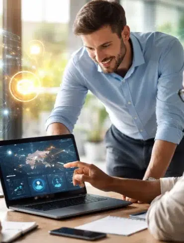 Network AI Elite dashboard showing AI-driven network monitoring, automation, and performance insights for businesses and users