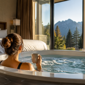 Room Hot Tub Hotels luxury suite designed for a relaxing getaway