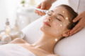 Star Facial treatment session with glowing skin results in a modern skincare clinic