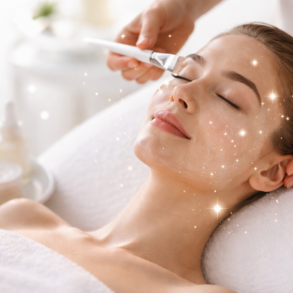 Star Facial treatment session with glowing skin results in a modern skincare clinic