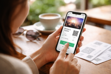 WeChat Mini Program Event Tickets mobile booking interface for fast digital event registration and payment