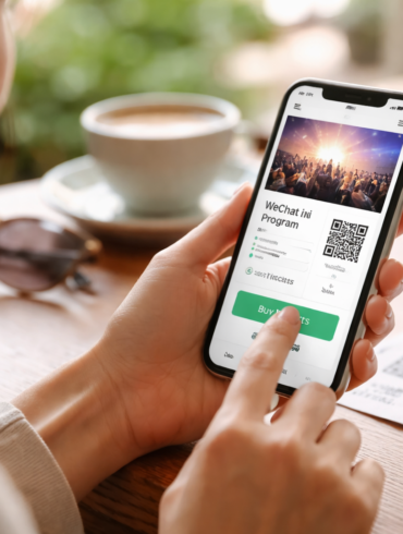 WeChat Mini Program Event Tickets mobile booking interface for fast digital event registration and payment