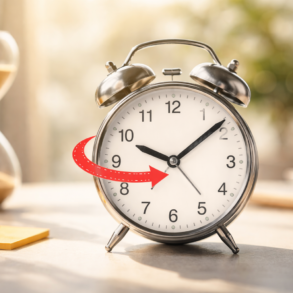What Time Was It 10 Hours Ago easy time calculation answer with clock and backward time example