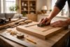 Wolf Woodworking custom cabinetry and modern wood craftsmanship in a stylish home interior
