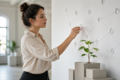L Social online branding and digital growth strategy with people connecting through social platforms