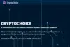 CryptoChoice promotional image with a dark blue background featuring circuit-like lines. Bold text reads 'CRYPTOCHOICE' followed by 'A focused space for understanding global financial markets.' Subtext mentions structured insights and investment perspectives. Emphasizes clarity for investors. Modern and professional tone.